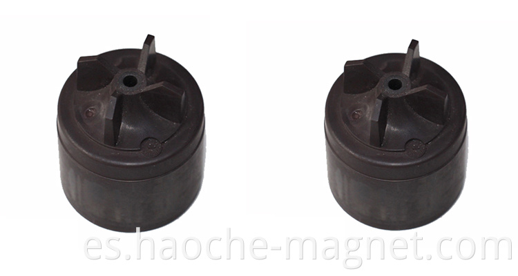 Accesorios de auto piezas de moldeo de inyección de inyección precio al por mayor rotor magnet ferrite